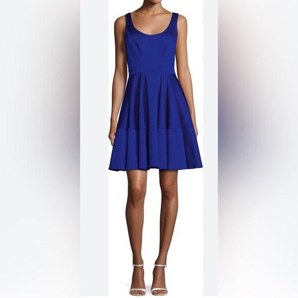 Zac Posen blue cocktail dress  size 8 high quality💥 - Picture 4 of 16